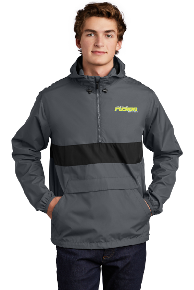 COACHES Fusion - Sport-Tek® Zipped Pocket Anorak