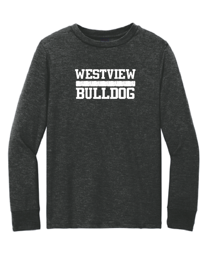 Westview - Youth District® Youth & Adult Perfect Tri® Long Sleeve Tee - Black Frost