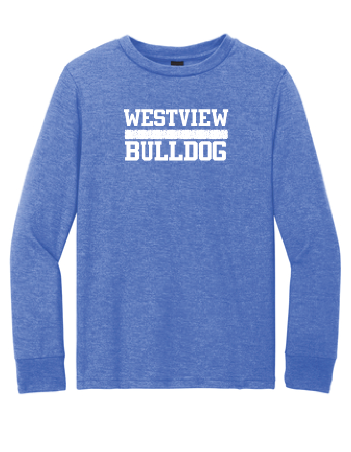 Westview - Youth District® Youth & Adult Perfect Tri® Long Sleeve Tee - Royal Frost