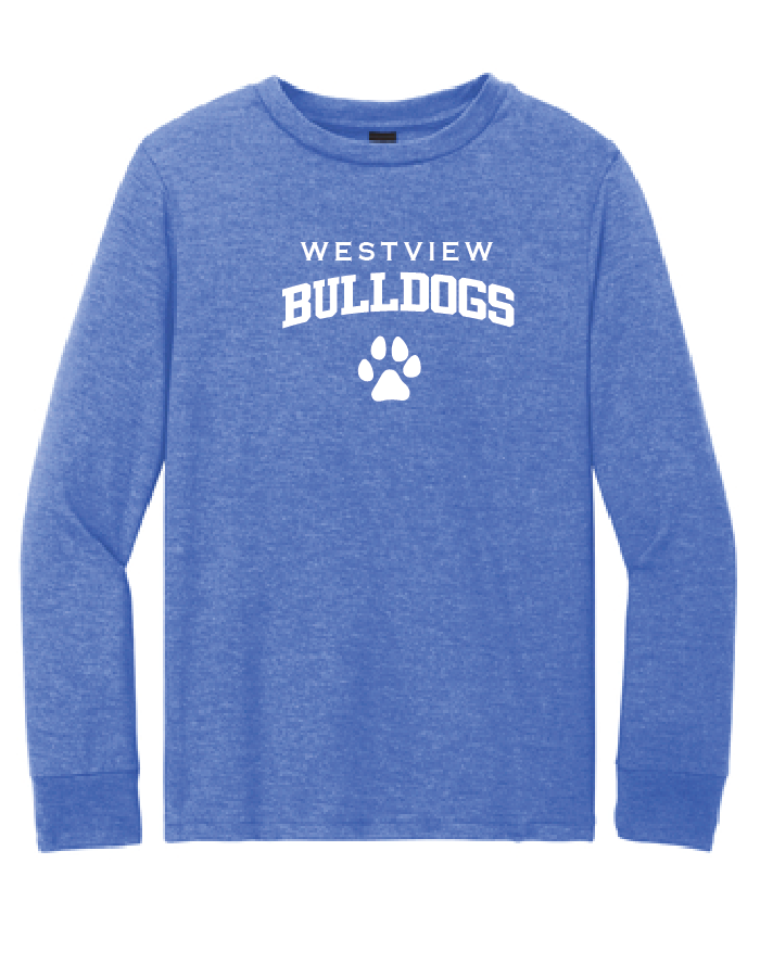 Westview - Youth District® Youth & Adult Perfect Tri® Long Sleeve Tee - Royal Frost