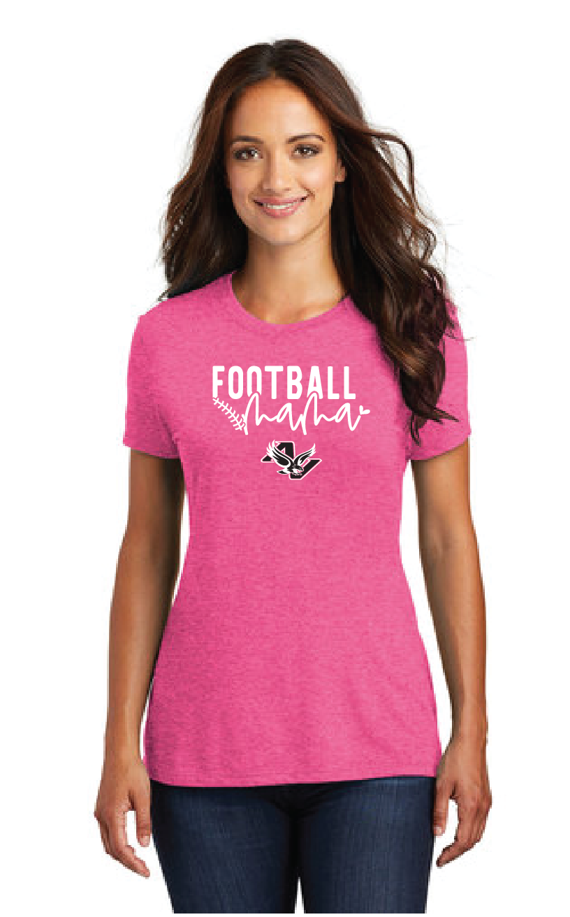 AV Football Mom - Grandma Shirts District ® Perfect Tri ® Tee - Fuchsia Frost