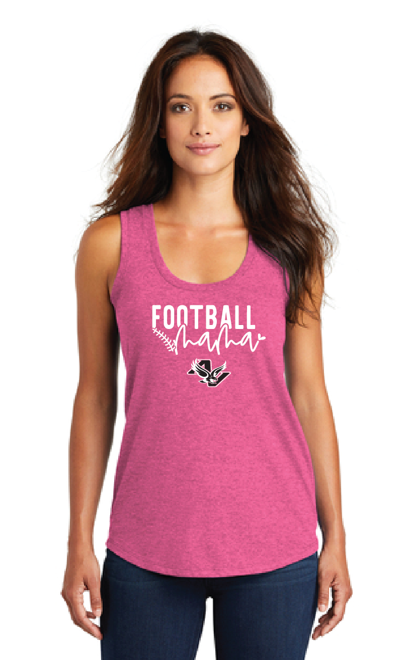 AV Football Mom - Grandma Shirts District ® Perfect Tri ® Tee - Fuchsia Frost