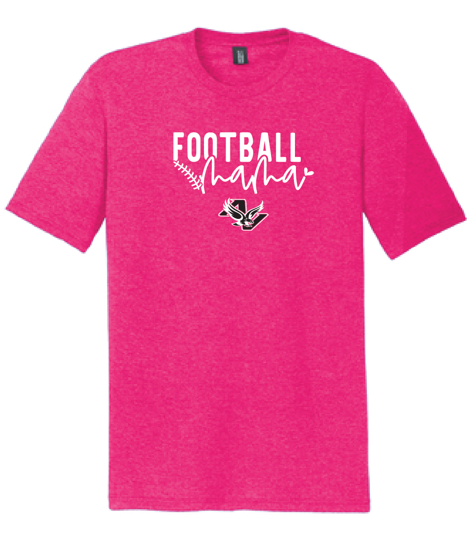 AV Football Mom - Grandma Shirts District ® Perfect Tri ® Tee - Fuchsia Frost