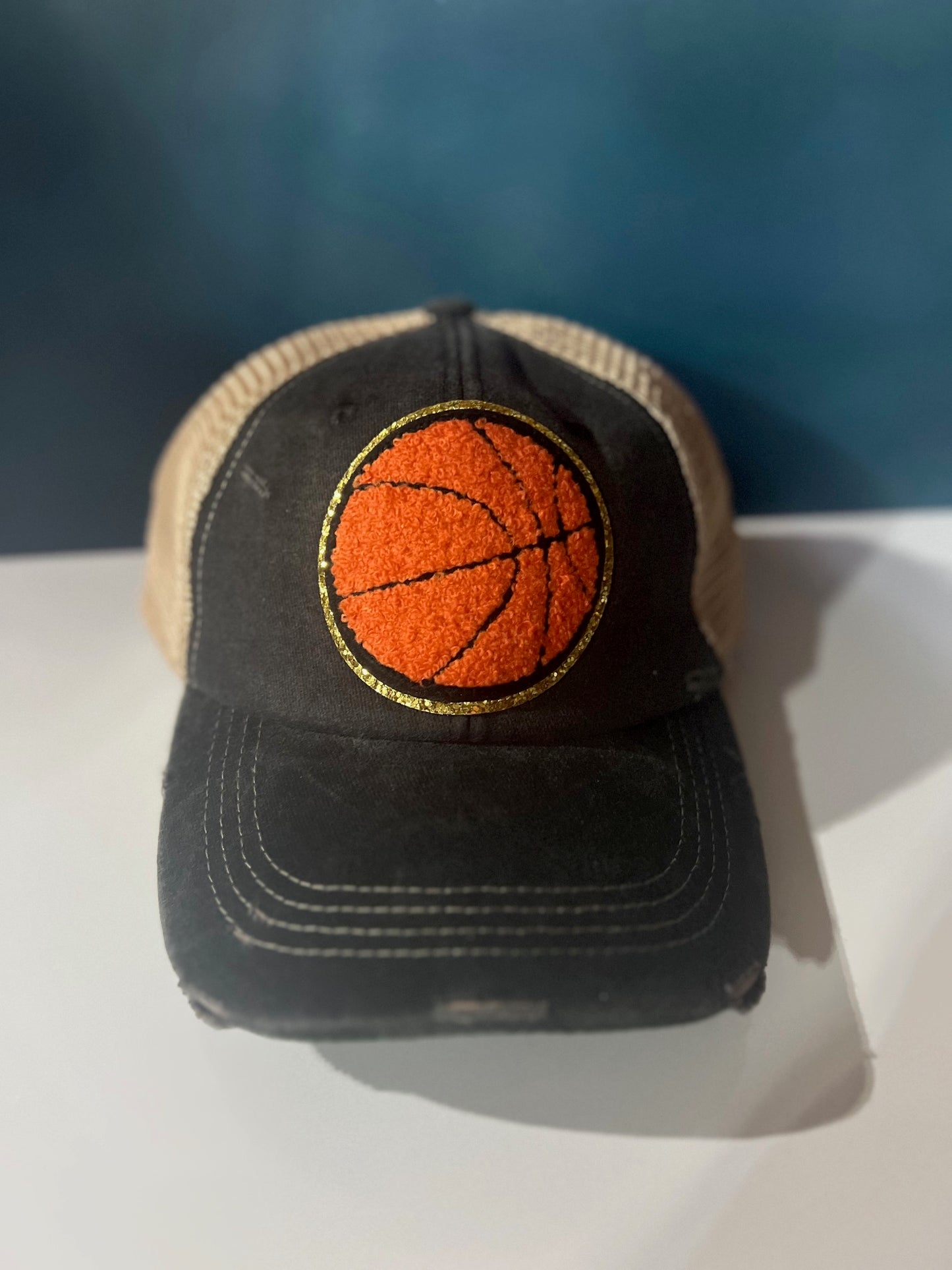 Basketball Chenille Vintage Hat