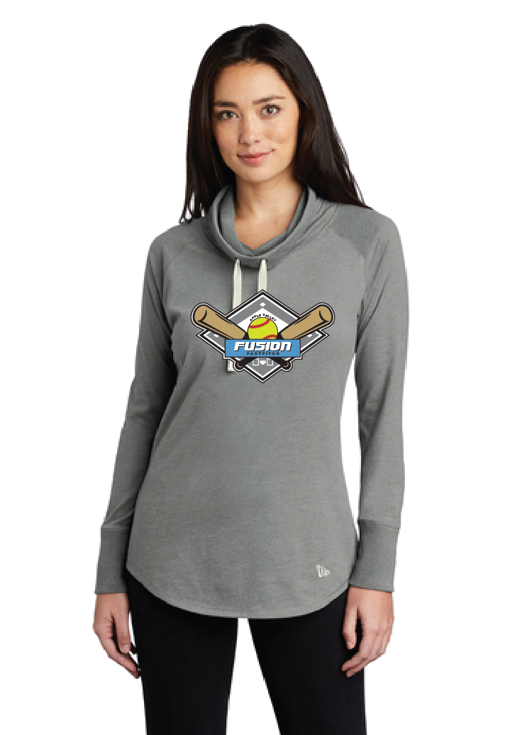 Fusion Fastpitch - New Era ® Ladies Sueded Cotton Blend Cowl Tee