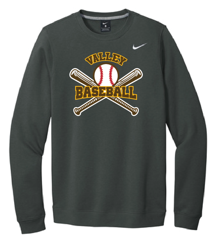 Valley Baseball - Nike Club Fleece Pullover Crewneck_Twill