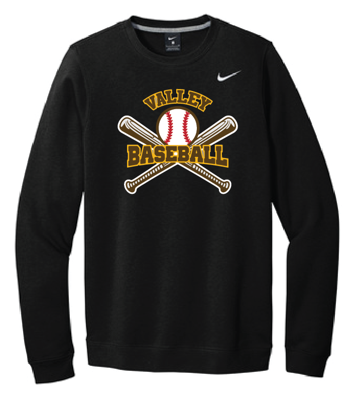 Valley Baseball - Nike Club Fleece Pullover Crewneck_Twill