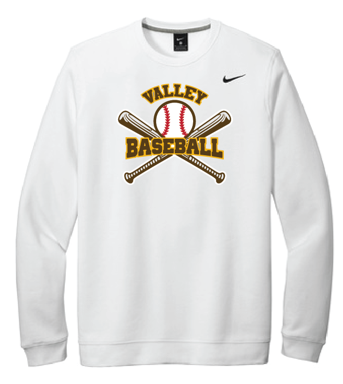 Valley Baseball - Nike Club Fleece Pullover Crewneck_Twill
