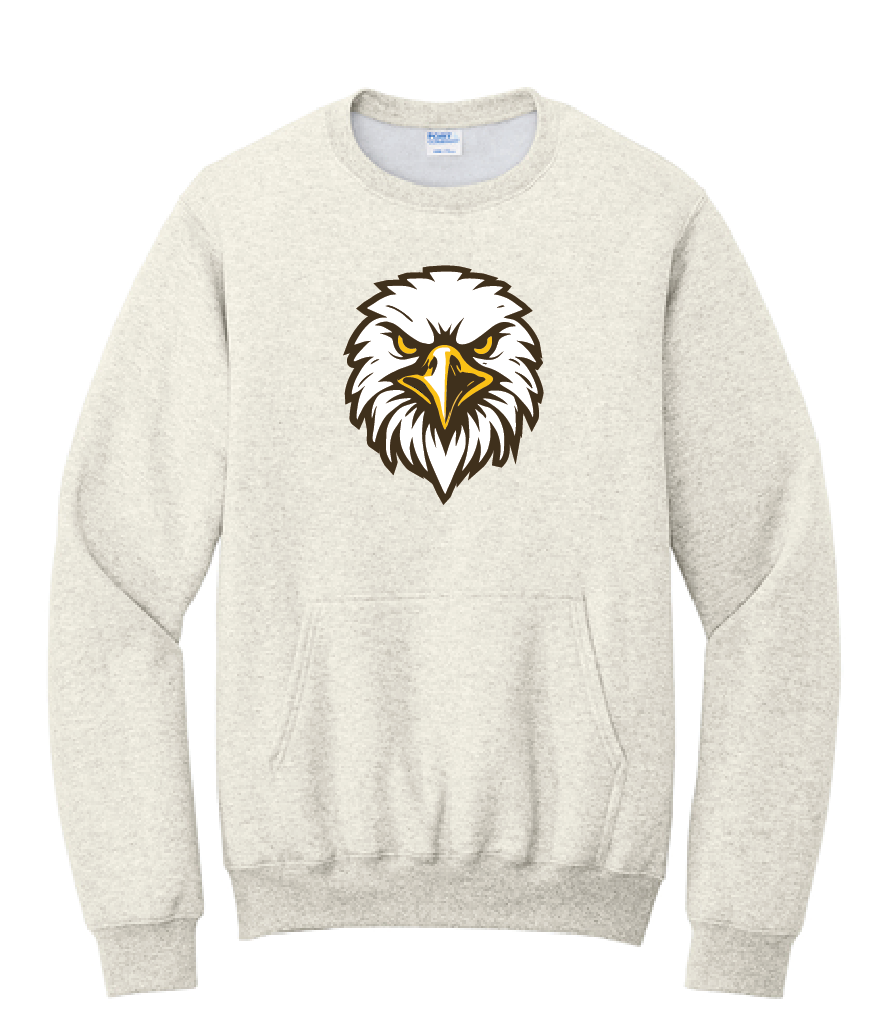 VAA - Port & Company® Crewneck Adult Pocket Sweatshirt - Twill