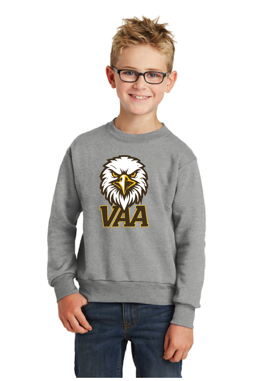 VAA - Port & Company® Crewneck Youth Sweatshirt - Screen Print