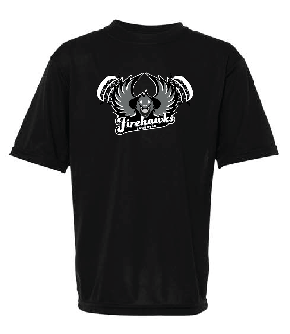 Firehawks Lacrosse - Adult & Youth Wicking T-Shirt