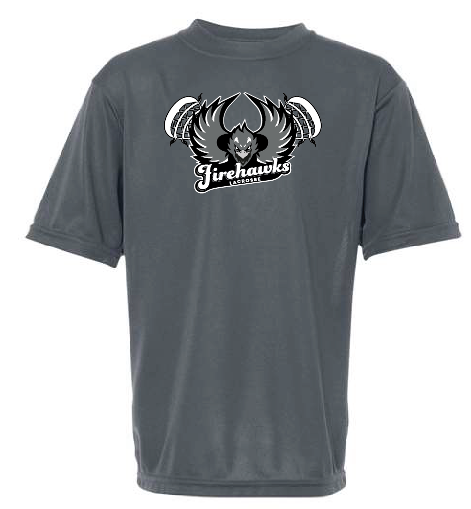 Firehawks Lacrosse - Adult & Youth Wicking T-Shirt