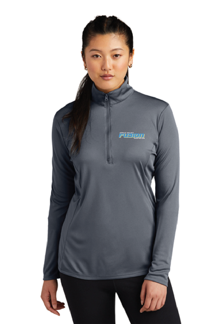 Fusion Fastpitch - Ladies 1/4-Zip Pullover - Screen Print