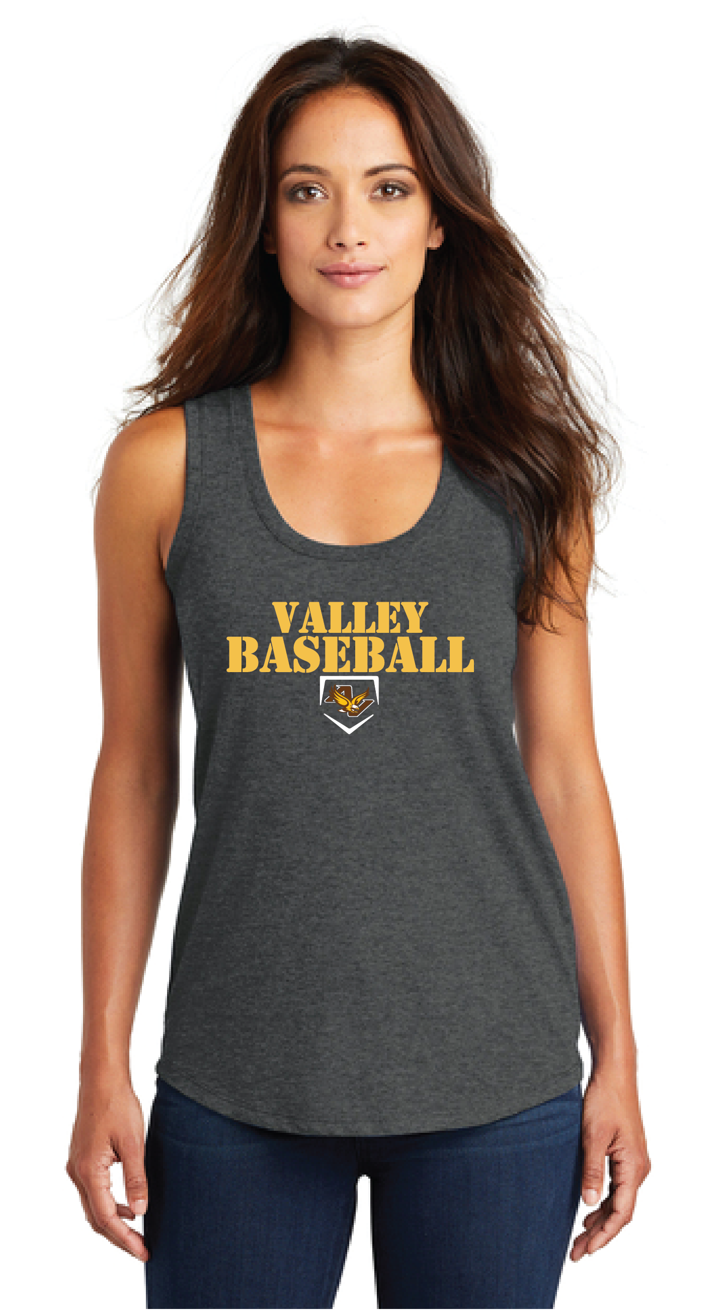 Valley Baseball - District Women’s Perfect Tri ® Racerback Tank