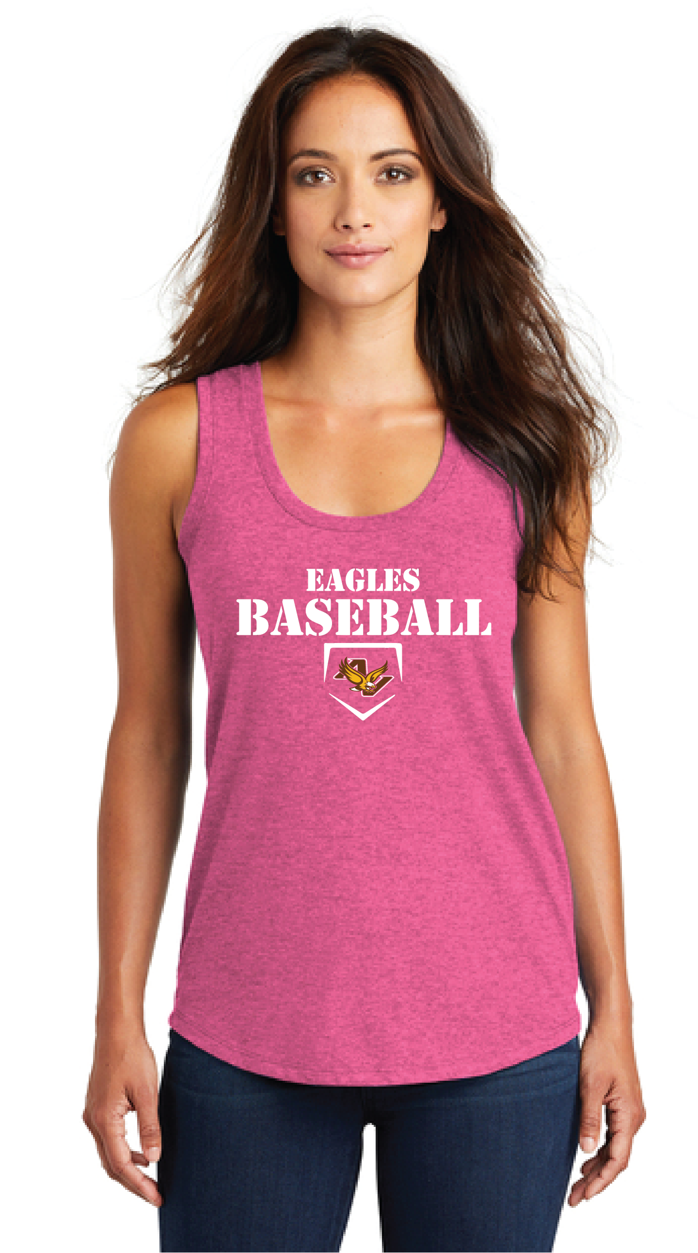 Valley Baseball - District Women’s Perfect Tri ® Racerback Tank