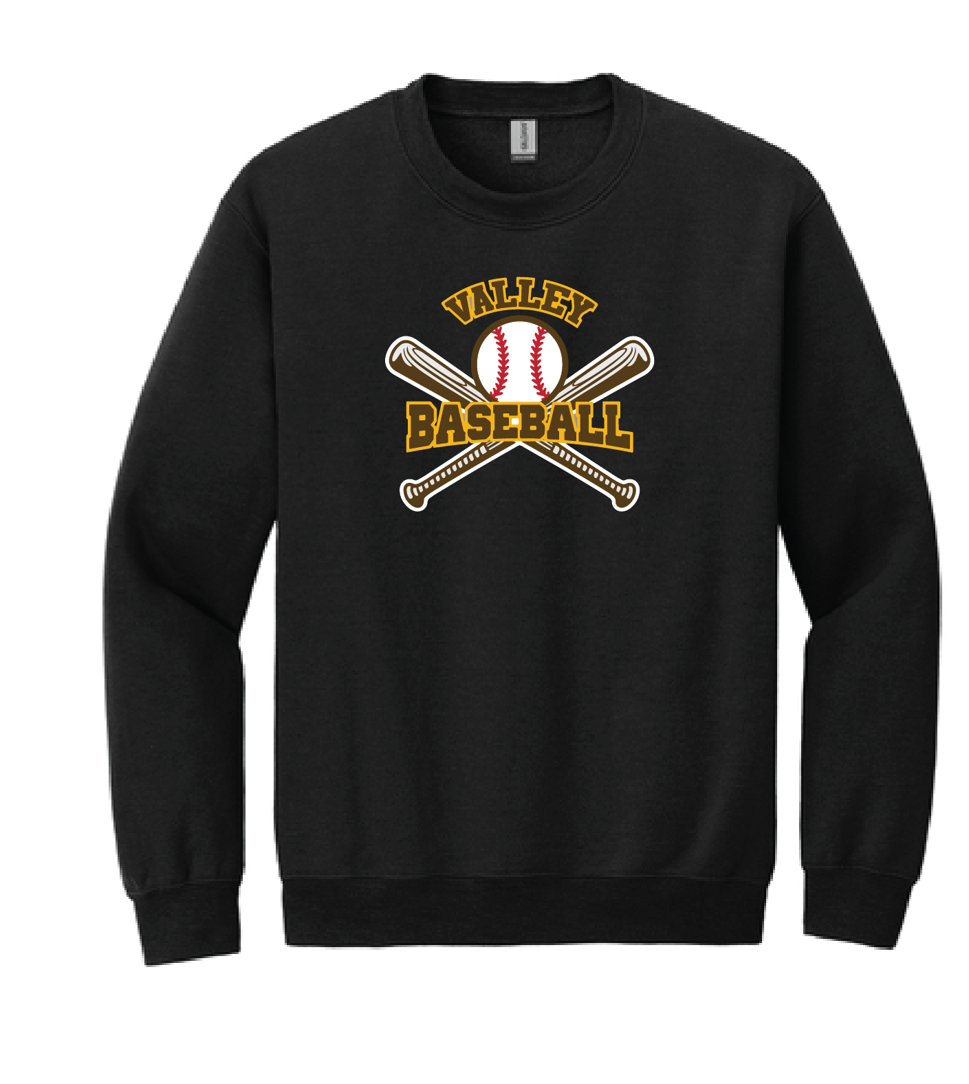 Valley Baseball - Gildan® Crewneck Sweatshirt_Screen Print