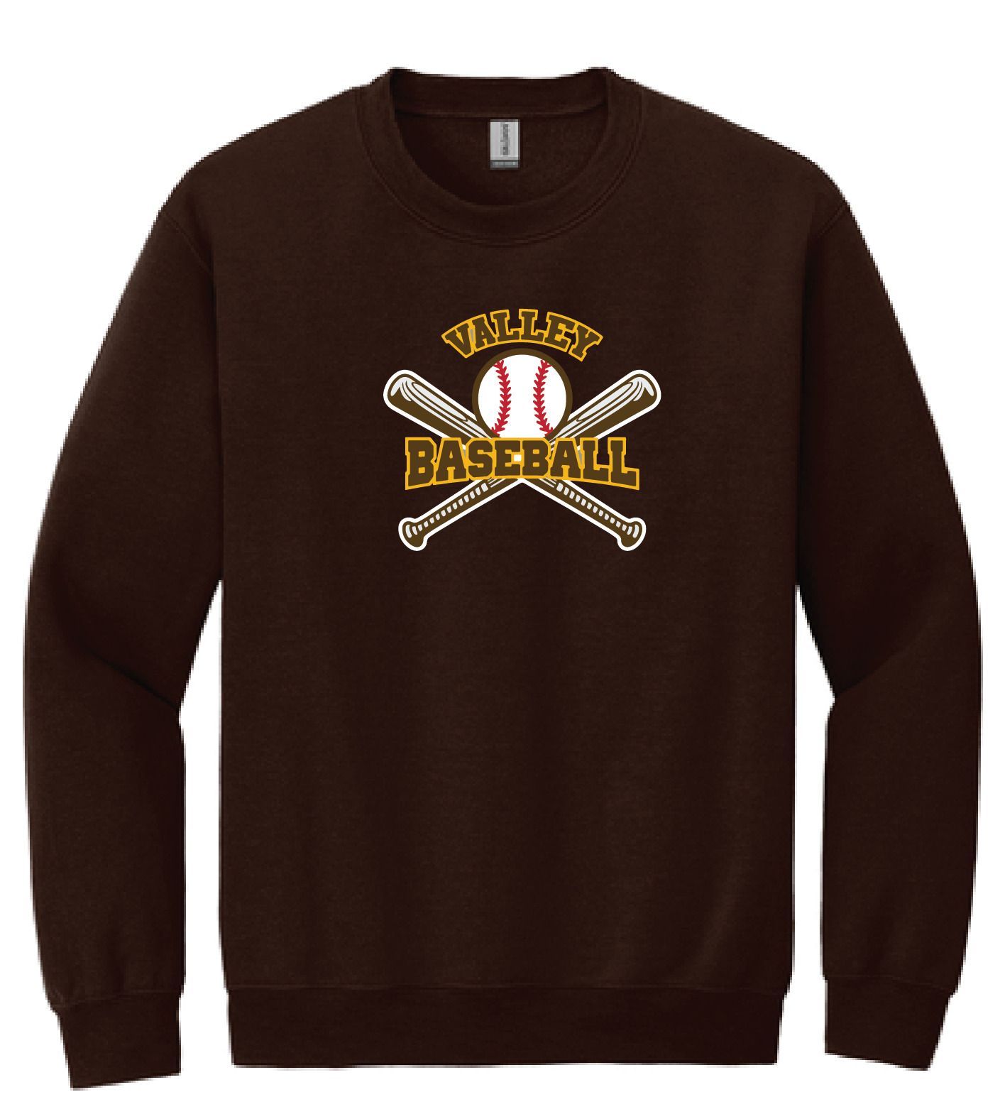 Valley Baseball - Gildan® Crewneck Sweatshirt_Screen Print