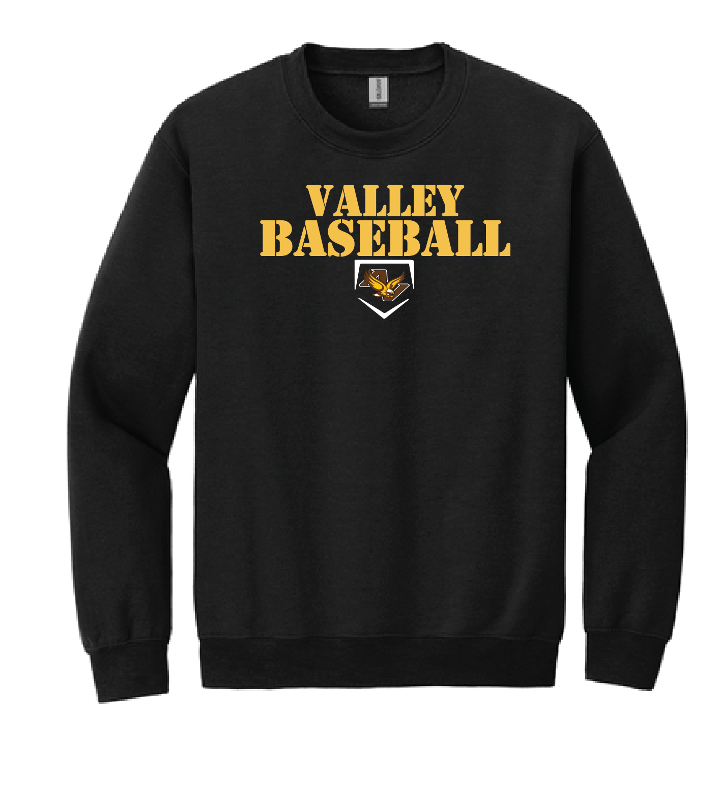 Valley Baseball - Gildan® Crewneck Sweatshirt_Screen Print