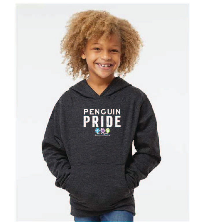 Echo Park - Penguin Pride Hooded Sweatshirt Youth and Adult