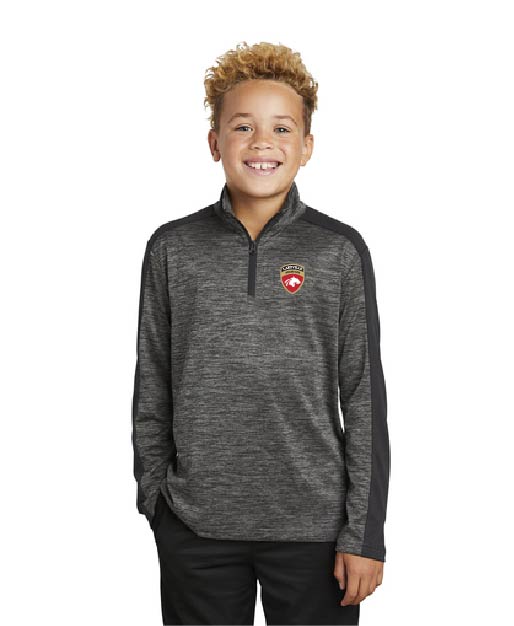 Lakeville Soccer - Sport-Tek ® Youth PosiCharge ® Electric Heather Colorblock 1/4-Zip Pullover