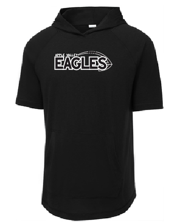 AV Highschool Football - Tri-Blend Wicking Short Sleeve T-Shirt Hoodie