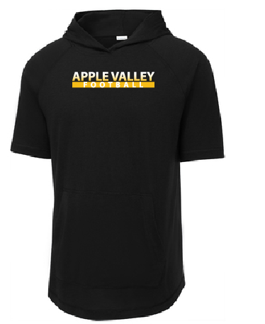 AV Highschool Football - Tri-Blend Wicking Short Sleeve T-Shirt Hoodie