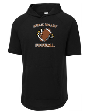 AV Highschool Football - Tri-Blend Wicking Short Sleeve T-Shirt Hoodie
