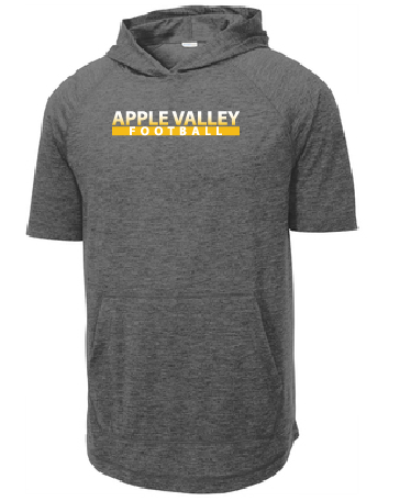 AV Highschool Football - Tri-Blend Wicking Short Sleeve T-Shirt Hoodie