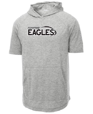 AV Highschool Football - Tri-Blend Wicking Short Sleeve T-Shirt Hoodie