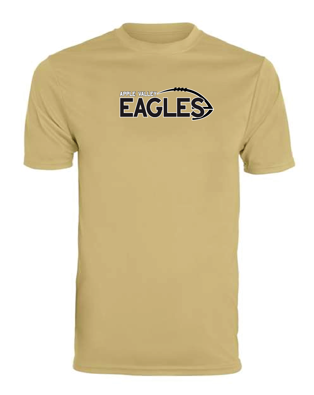 AV Highschool Football - Adult Wicking Short Sleeve T-Shirt - Vegas Gold