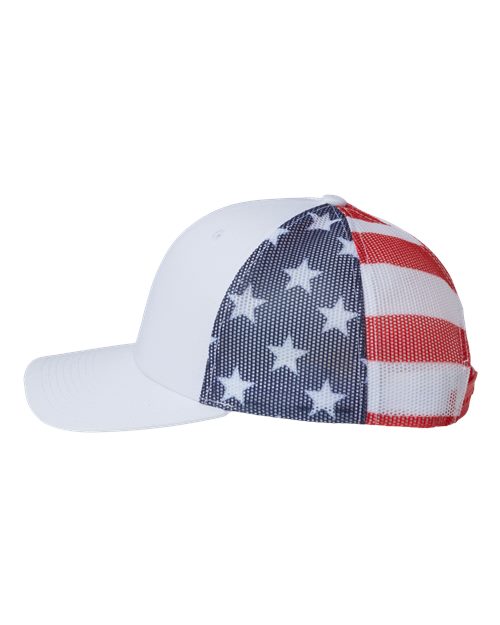 Fire Sale - White/ USA Flag with Eagle