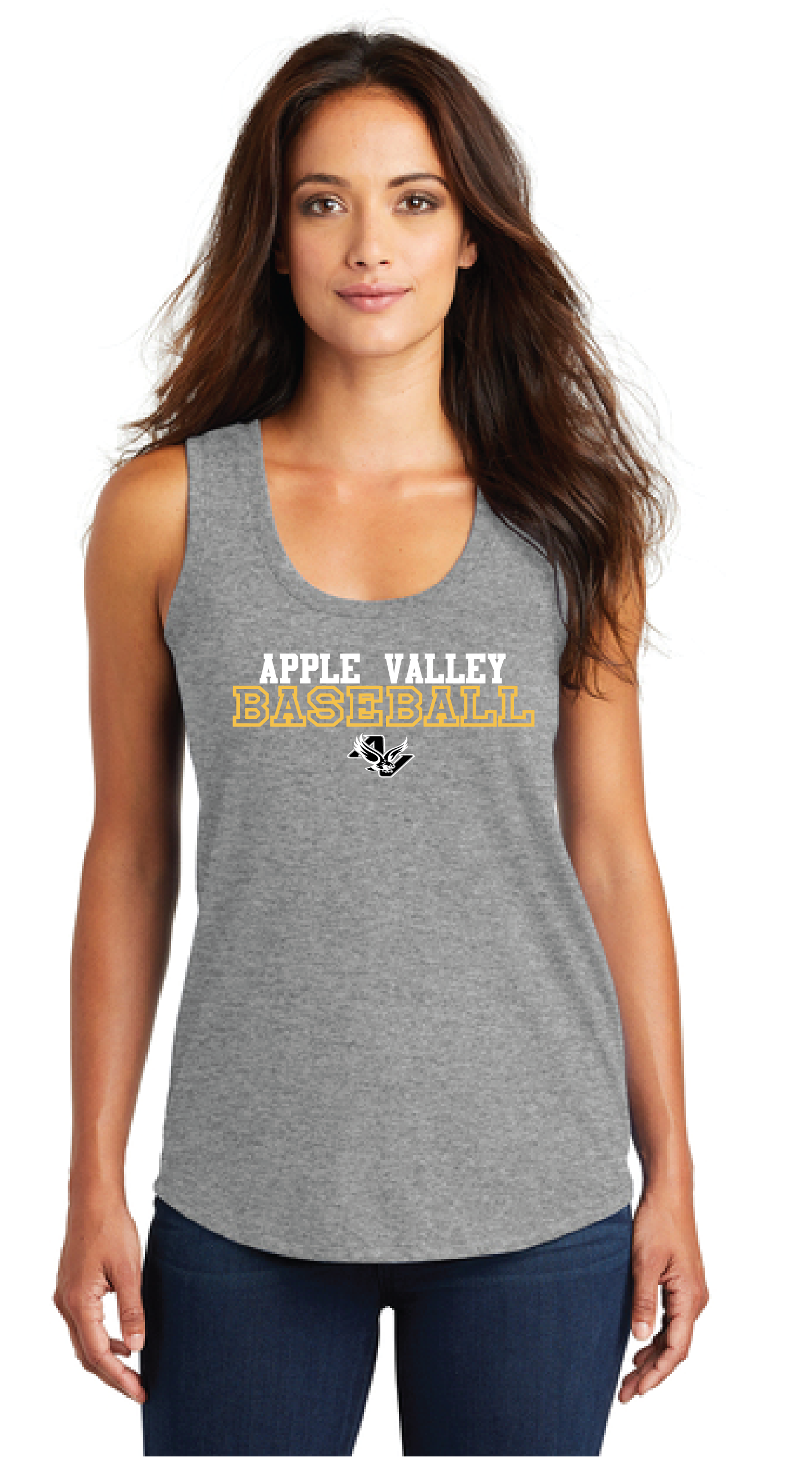 Valley Baseball - District Women’s Perfect Tri ® Racerback Tank_Apple Valley Baseball