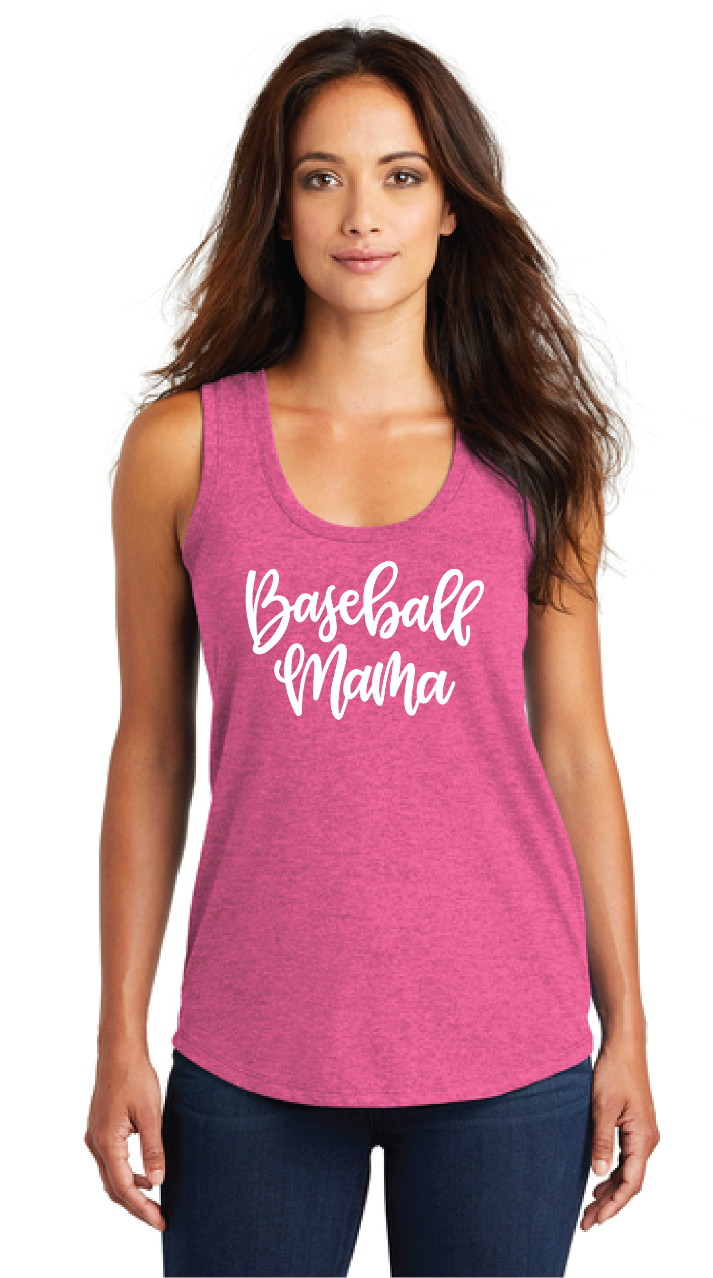 Baseball Mama - District Women’s Perfect Tri ® Racerback Tank