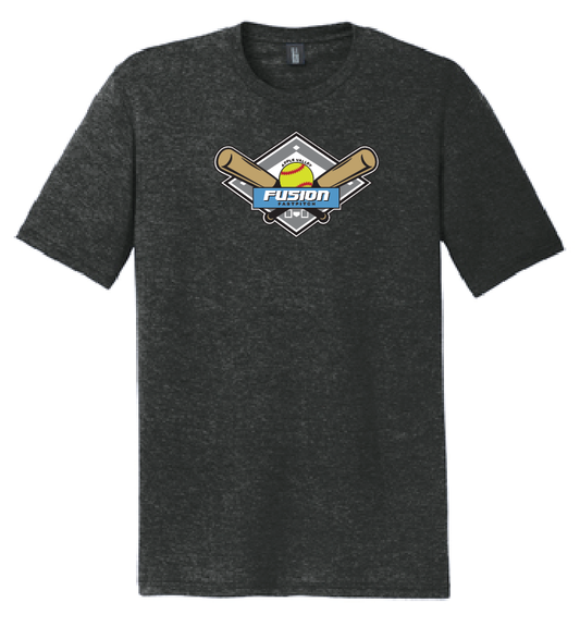Fusion Fastpitch - District Perfect Tri ® Short Sleeve Tee - Black Frost