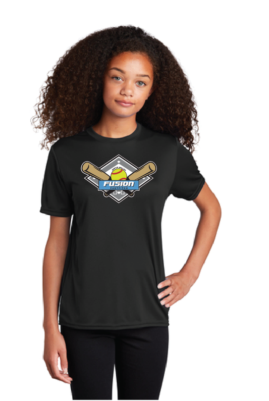 Fusion Fastpitch - Dri-Fit Short Sleeve T-Shirt - Black