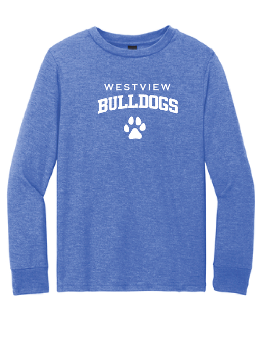 Westview - Youth District® Youth & Adult Perfect Tri® Long Sleeve Tee - Royal Frost