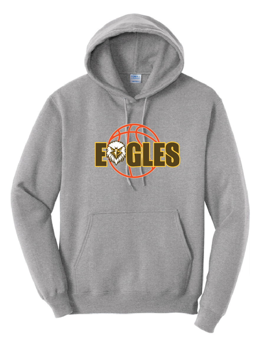 Apple Valley Basketball - Port & Co™ Core Pullover Adult Hooded Sweatshirt