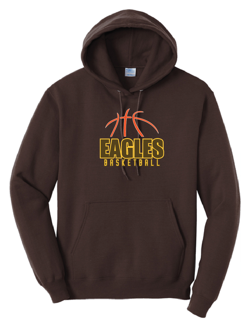 Apple Valley Basketball - Port & Co™ Core Pullover Adult Hooded Sweatshirt
