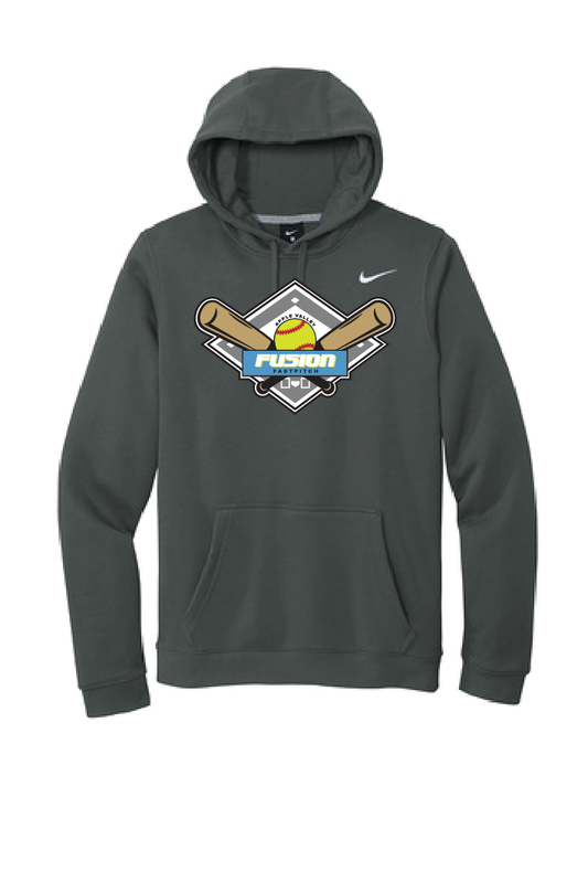 Fusion Fastpitch - Nike Club Fleece Pullover Hoodie - APPLIQUE - Embroidery