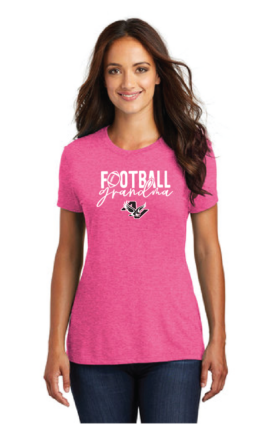 AV Football Mom - Grandma Shirts District ® Perfect Tri ® Tee - Fuchsia Frost