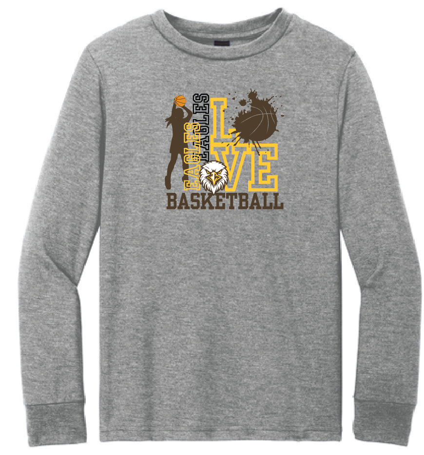 Apple Valley Girls Basketball - District ® Perfect Tri ® Tee Youth Long Sleeve