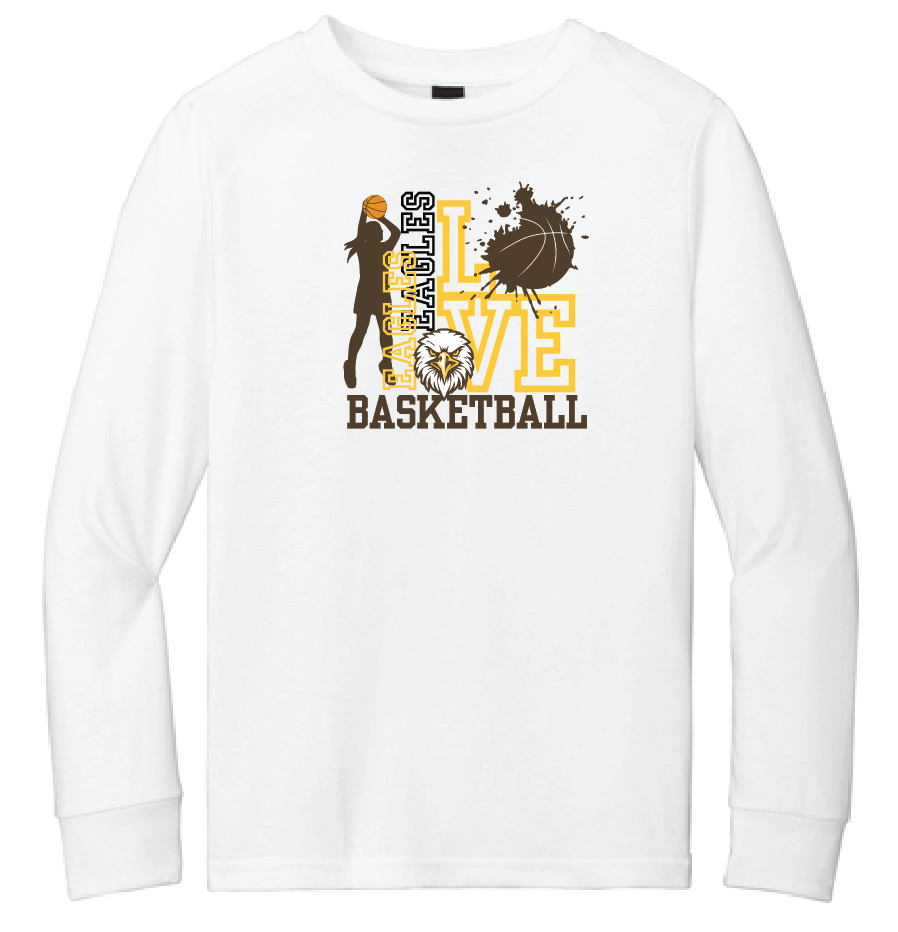 Apple Valley Girls Basketball - District ® Perfect Tri ® Tee Youth Long Sleeve