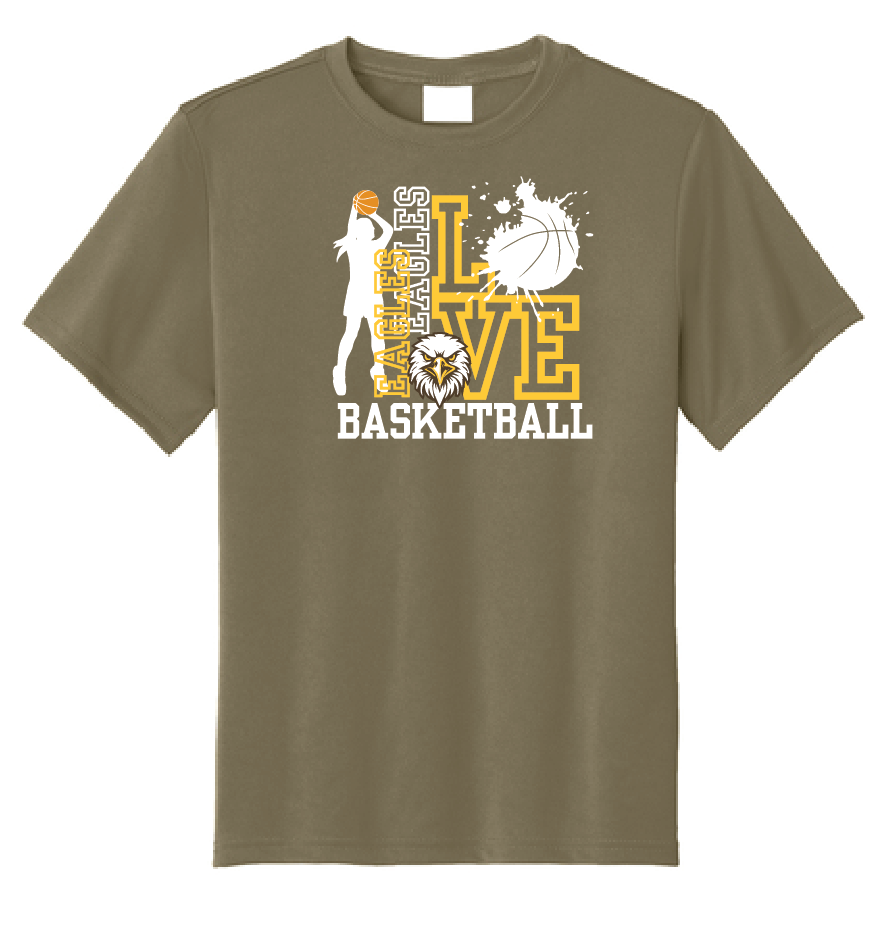 Apple Valley Girls Basketball - Port & Co™ Performance Tee Youth Short Sleeve