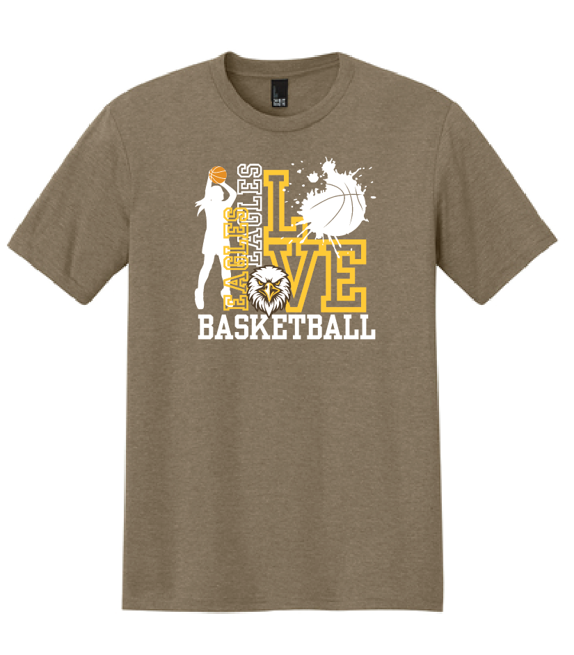 Apple Valley Girls Basketball - District ® Perfect Tri ® Tee Adult Tee
