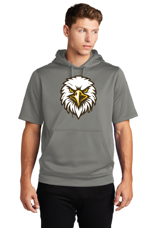 VAA - Sport-Tek ® Sport-Wick ®  Adult Short Sleeve Hooded - Twill