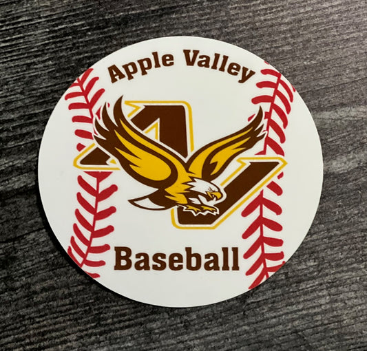 Apple Valley Baseball Vinyl Decal