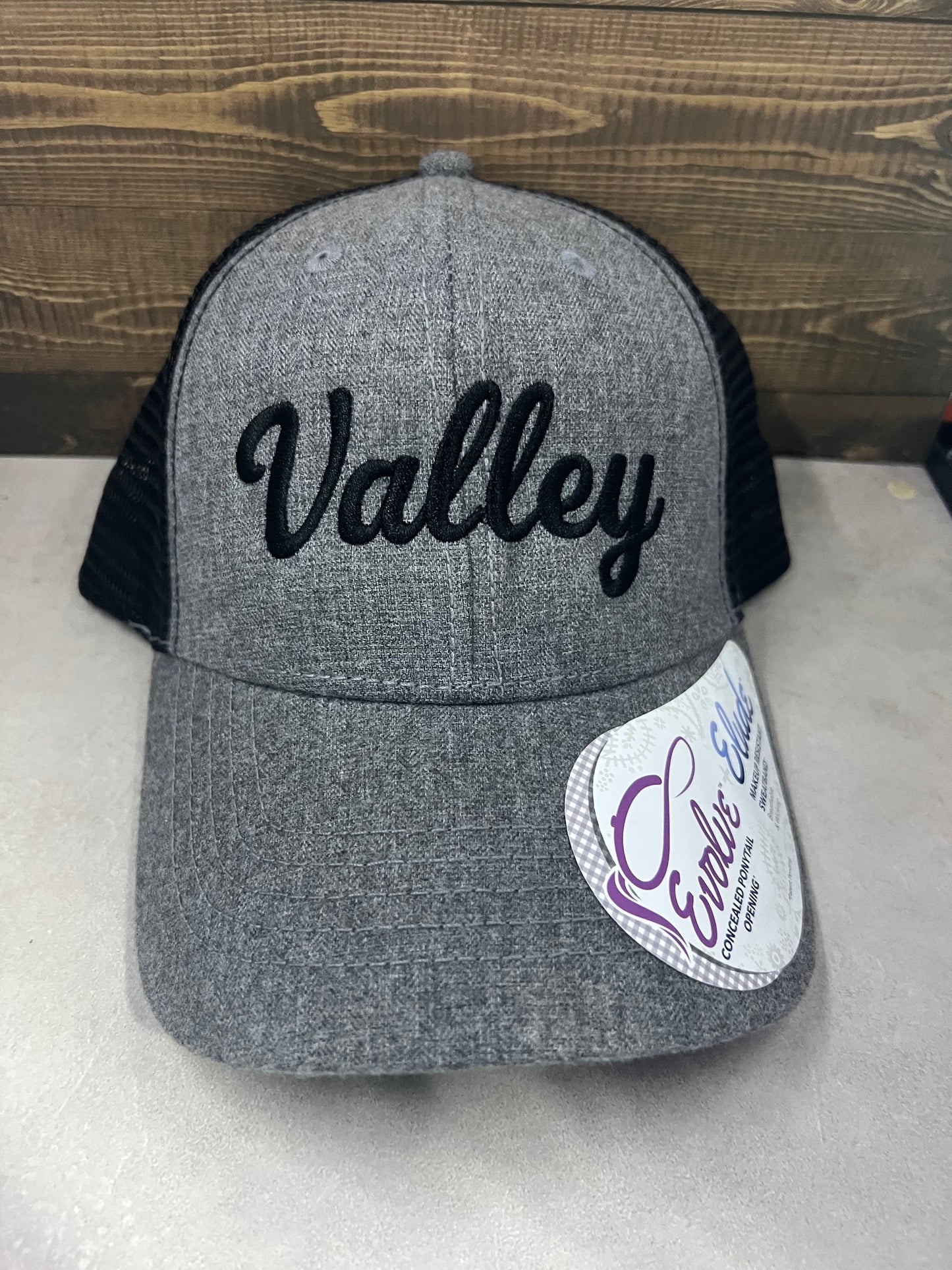 Fire Sale - Valley Pony Tail Heather Grey/ Black