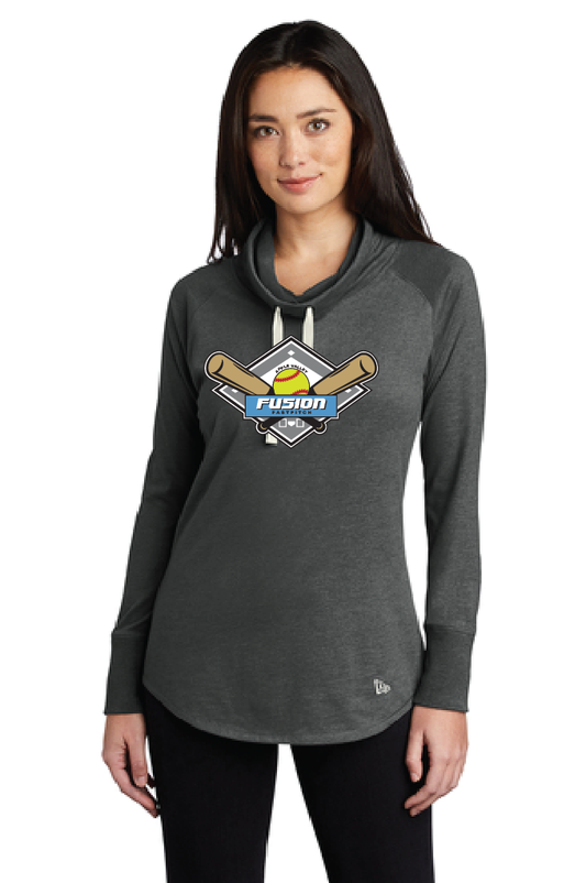 Fusion Fastpitch - New Era ® Ladies Sueded Cotton Blend Cowl Tee