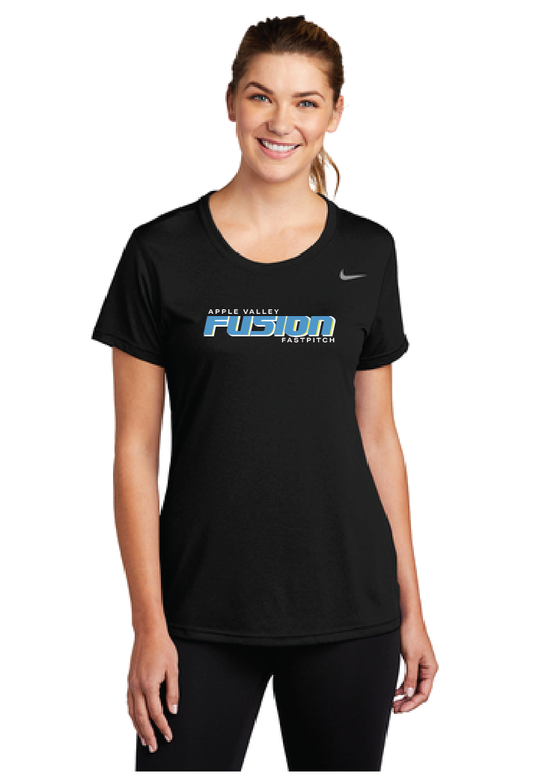 Fusion Fastpitch - NIKE Dri-Fit Short Sleeve Ladies Scoop Neck