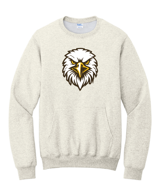 VAA - Port & Company® Crewneck Adult Pocket Sweatshirt - Twill